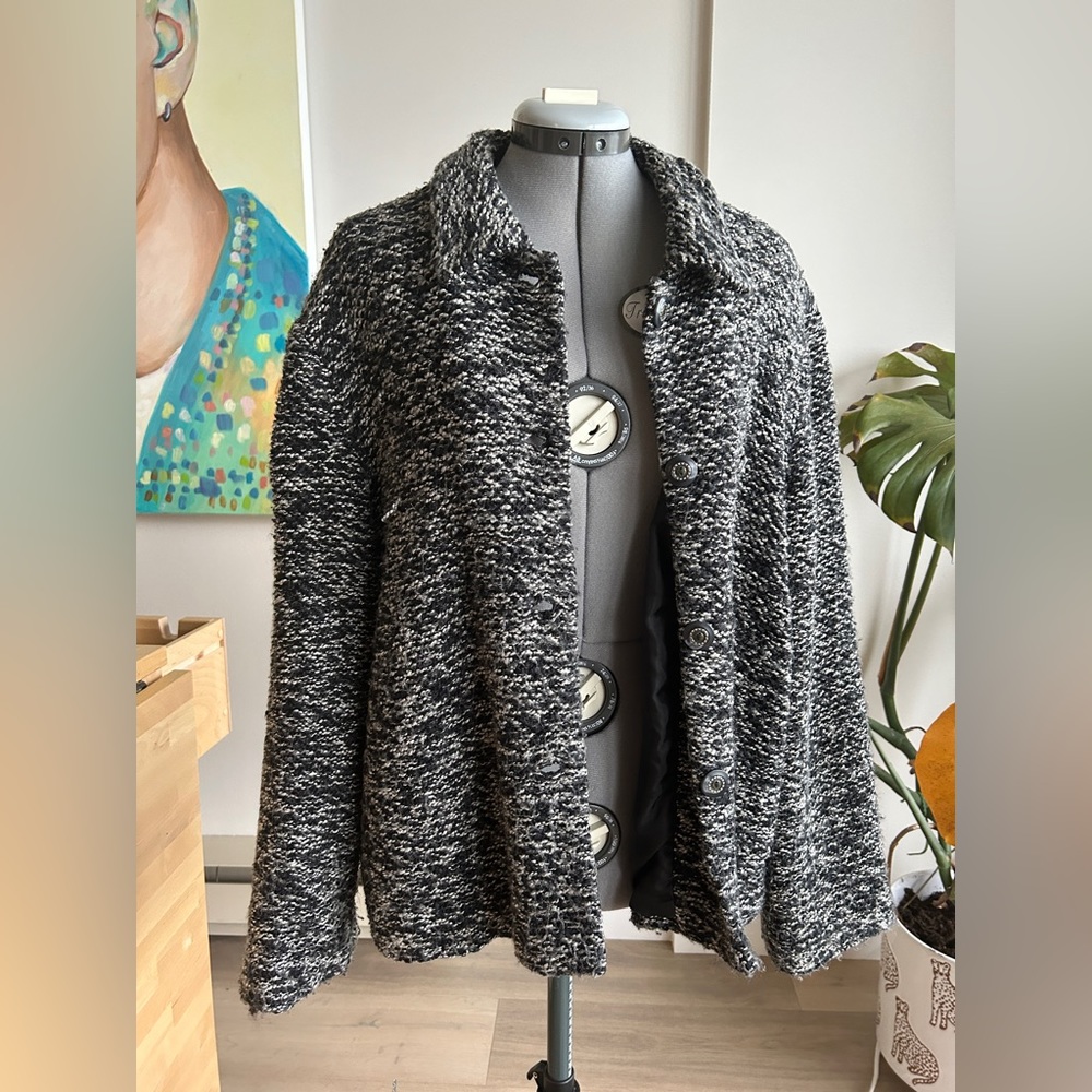 Nouveaux Black and White Jacket